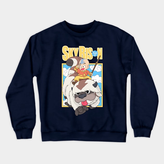 Sky Bison-Z Crewneck Sweatshirt by yellovvjumpsuit